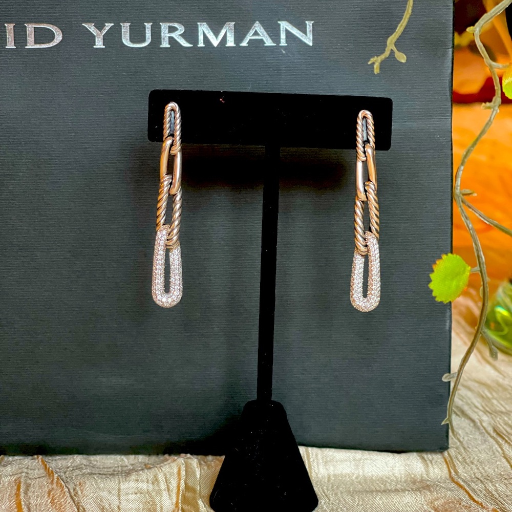 David Yurman Diamond earrings